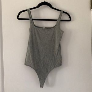 BP gray bodysuit
